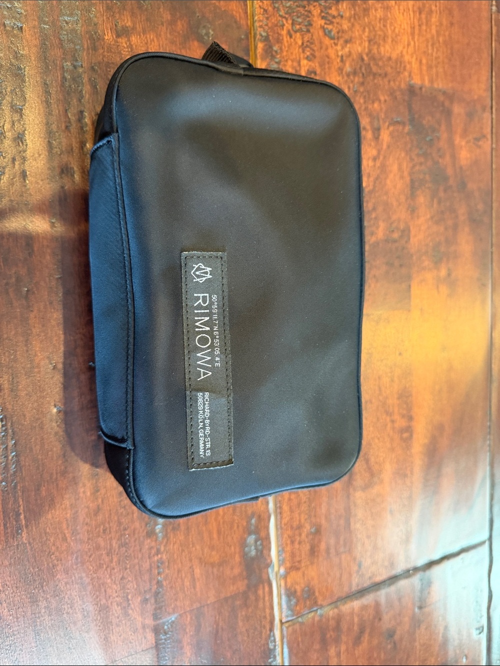 RIMOWA Black Zippered Toiletry Pouch
